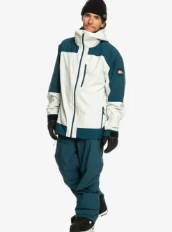 Mens Quiksilver Snow Jackets|Ultralight 20K Technical Snow Jacket