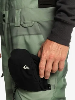 Mens Quiksilver Snow Pants|Utility Technical Snow Bib Pants