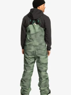 Mens Quiksilver Snow Pants|Utility Technical Snow Bib Pants
