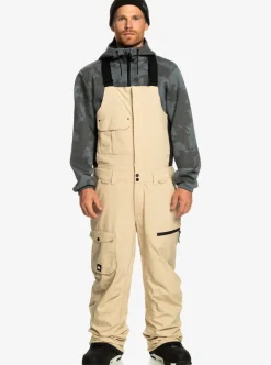 Mens Quiksilver Snow Pants|Utility Technical Snow Bib Pants