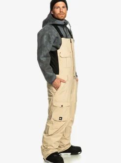 Mens Quiksilver Snow Pants|Utility Technical Snow Bib Pants
