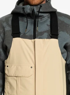 Mens Quiksilver Snow Pants|Utility Technical Snow Bib Pants