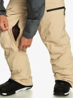 Mens Quiksilver Snow Pants|Utility Technical Snow Bib Pants