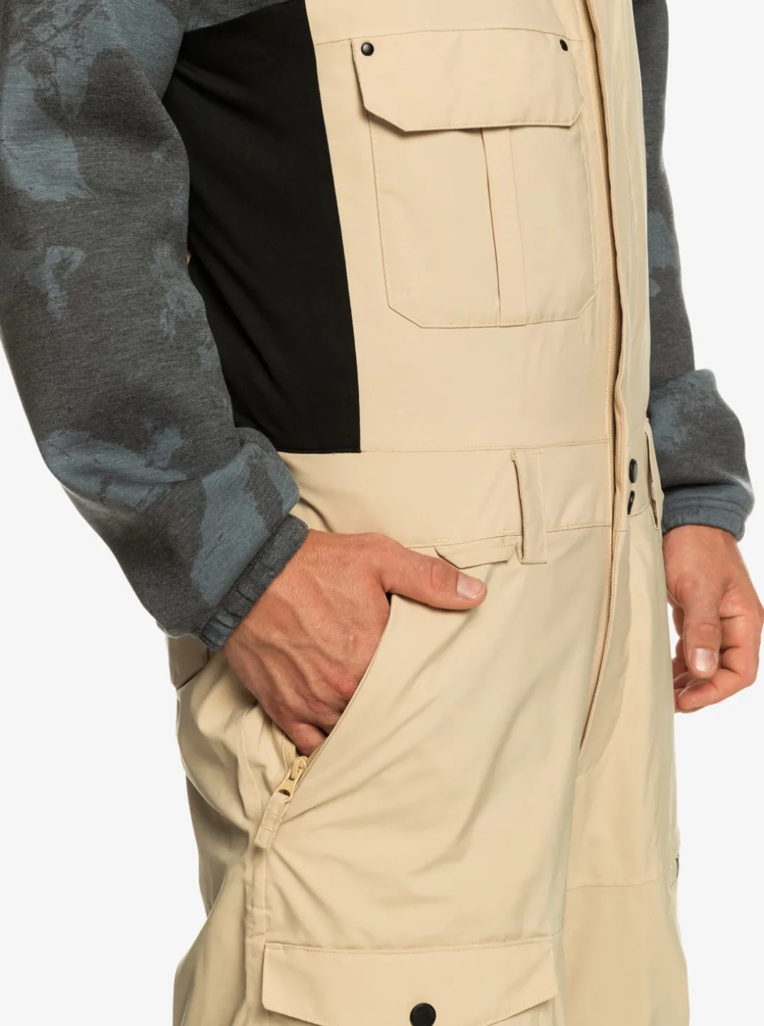 Mens Quiksilver Snow Pants|Utility Technical Snow Bib Pants