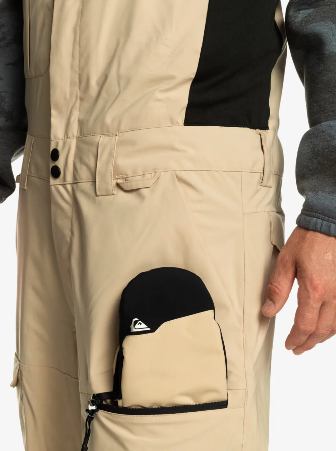 Mens Quiksilver Snow Pants|Utility Technical Snow Bib Pants