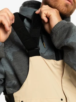 Mens Quiksilver Snow Pants|Utility Technical Snow Bib Pants