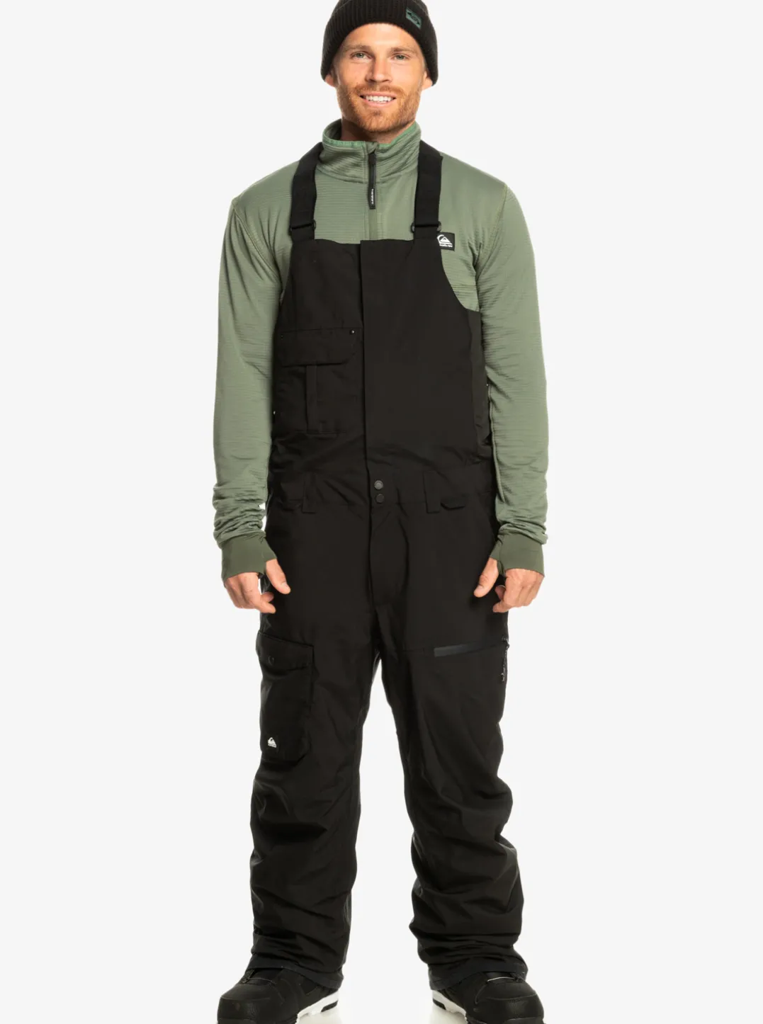 Mens Quiksilver Snow Pants|Utility Technical Snow Bib Pants