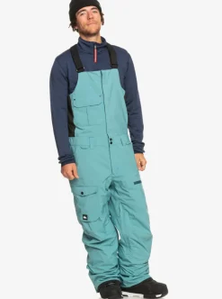 Mens Quiksilver Snow Pants|Utility Technical Snow Bib Pants