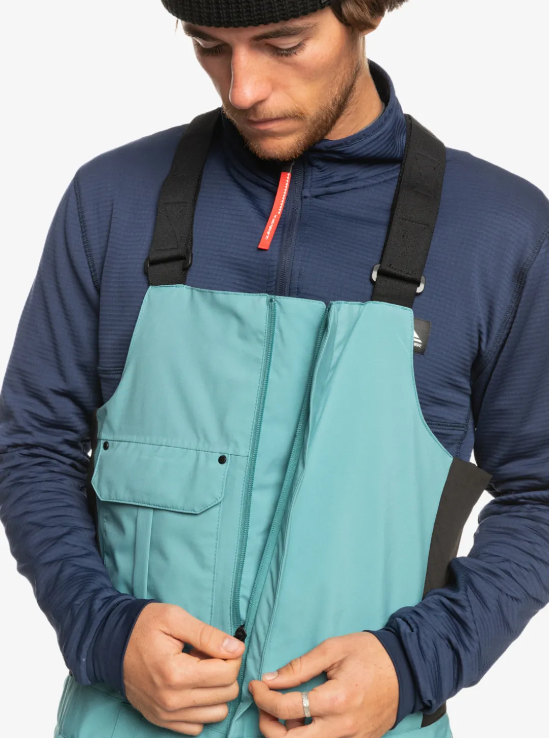 Mens Quiksilver Snow Pants|Utility Technical Snow Bib Pants