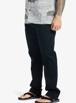 Mens Quiksilver Pants|Waterman After Surf Elastic Waist Pants