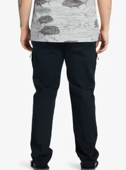 Mens Quiksilver Pants|Waterman After Surf Elastic Waist Pants