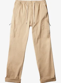 Mens Quiksilver Pants|Waterman After Surf Elastic Waist Pants
