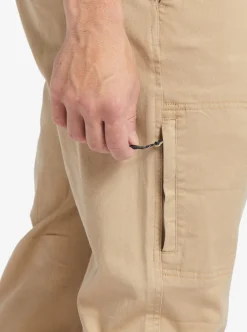 Mens Quiksilver Pants|Waterman After Surf Elastic Waist Pants