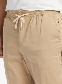Mens Quiksilver Pants|Waterman After Surf Elastic Waist Pants