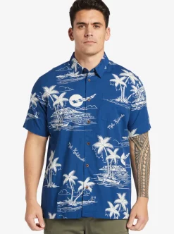 Mens Quiksilver Shirts & Polos|Waterman Ahi Holiday Woven Shirt