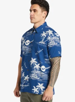 Mens Quiksilver Shirts & Polos|Waterman Ahi Holiday Woven Shirt