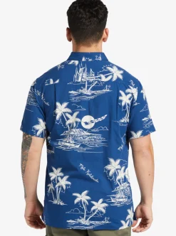 Mens Quiksilver Shirts & Polos|Waterman Ahi Holiday Woven Shirt