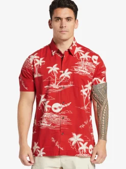 Mens Quiksilver Shirts & Polos|Waterman Ahi Holiday Woven Shirt