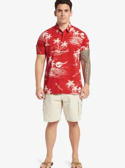 Mens Quiksilver Shirts & Polos|Waterman Ahi Holiday Woven Shirt