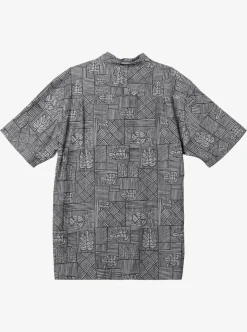 Mens Quiksilver Shirts & Polos|Waterman Amazed Palm Woven Shirt