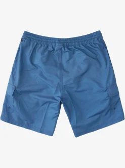 Mens Quiksilver Elastic Waist|Waterman Balance 18" Volleys