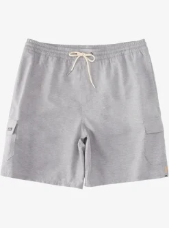 Mens Quiksilver Elastic Waist|Waterman Balance 18" Volleys