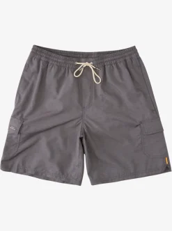 Mens Quiksilver Elastic Waist|Waterman Balance 18" Volleys