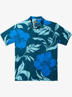 Mens Quiksilver Shirts & Polos|Waterman Big Charmer Short Sleeve Shirt