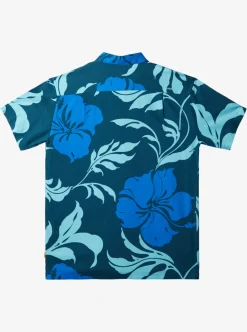 Mens Quiksilver Shirts & Polos|Waterman Big Charmer Short Sleeve Shirt