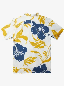 Mens Quiksilver Shirts & Polos|Waterman Big Charmer Short Sleeve Shirt