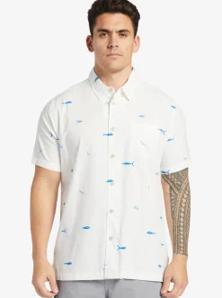 Mens Quiksilver Shirts & Polos|Waterman Big Pond Woven Shirt