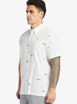 Mens Quiksilver Shirts & Polos|Waterman Big Pond Woven Shirt