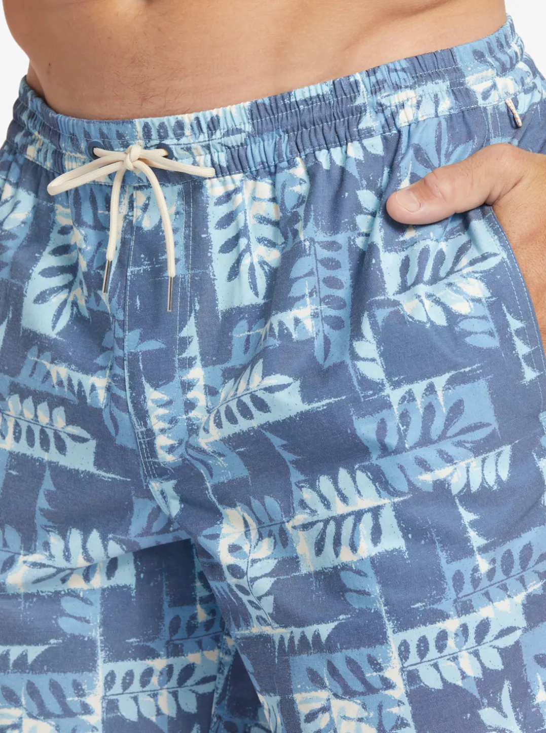 Mens Quiksilver Elastic Waist|Waterman Canoes Reef 17" Volleys