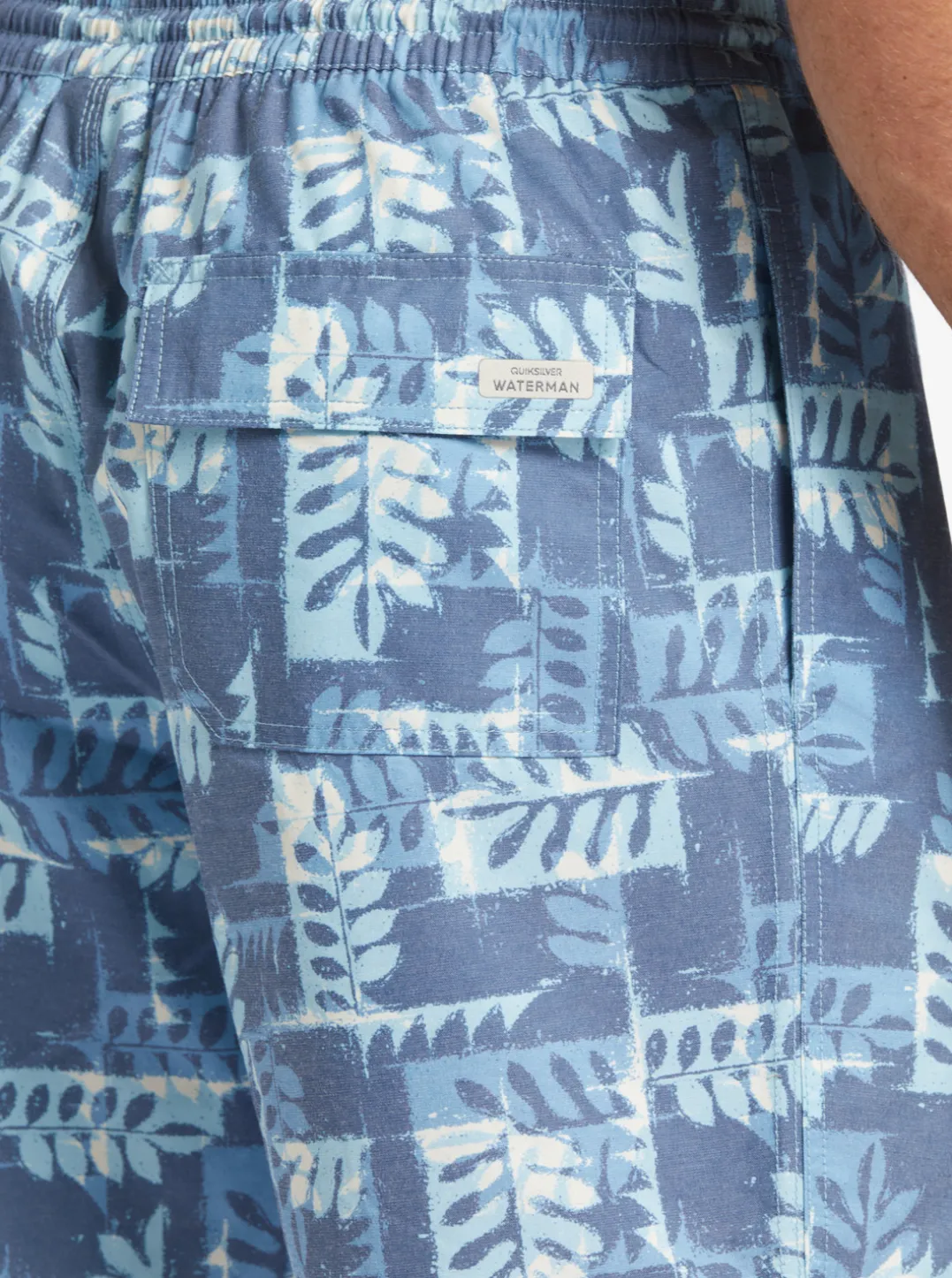 Mens Quiksilver Elastic Waist|Waterman Canoes Reef 17" Volleys