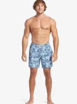 Mens Quiksilver Elastic Waist|Waterman Canoes Reef 17