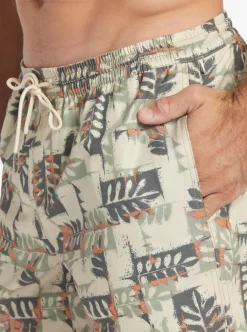 Mens Quiksilver Elastic Waist|Waterman Canoes Reef 17