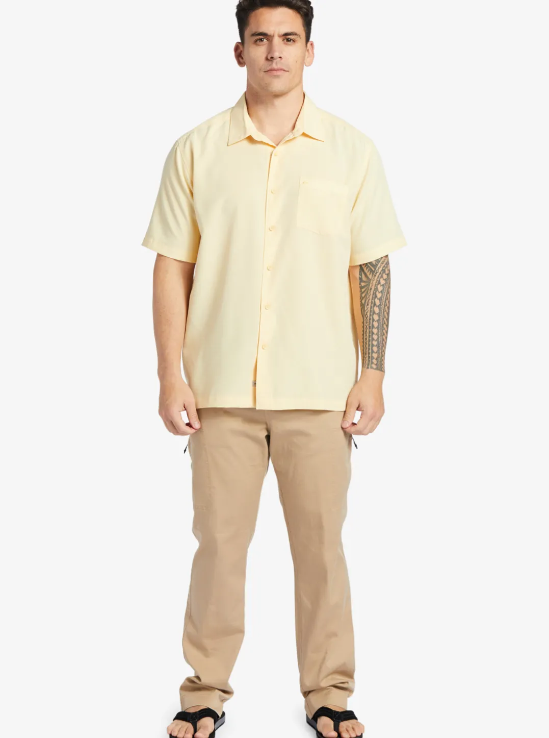 Mens Quiksilver Shirts & Polos|Waterman Centinela Premium Anti-Wrinkle Shirt