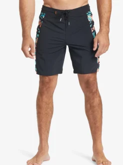 Mens Quiksilver Boardshorts|Waterman Cliffside Solid 19