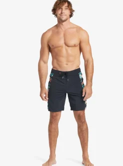 Mens Quiksilver Boardshorts|Waterman Cliffside Solid 19