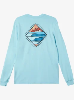 Mens Quiksilver Tees|Waterman Cross Chop Long Sleeve Q T-Shirt