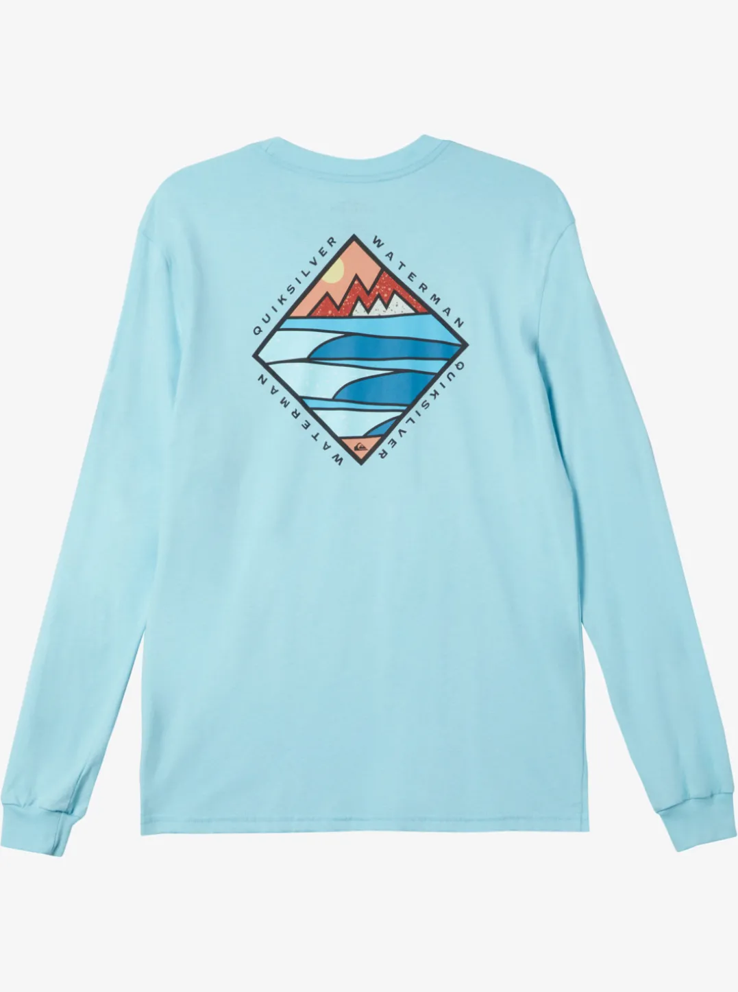 Mens Quiksilver Tees|Waterman Cross Chop Long Sleeve Q T-Shirt