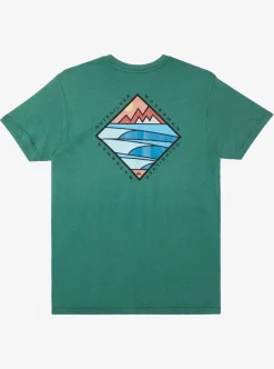 Mens Quiksilver Tees|Waterman Cross Chop Qt-Shirt