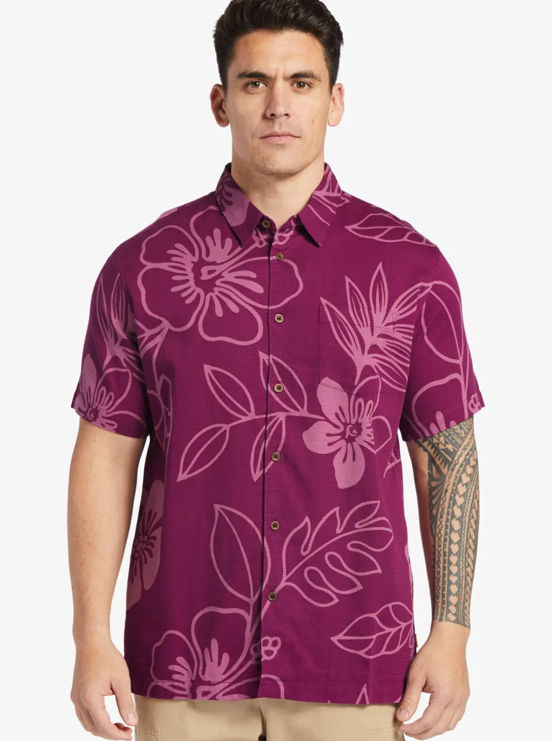 Mens Quiksilver Shirts & Polos|Waterman Cruise Town Woven Shirt