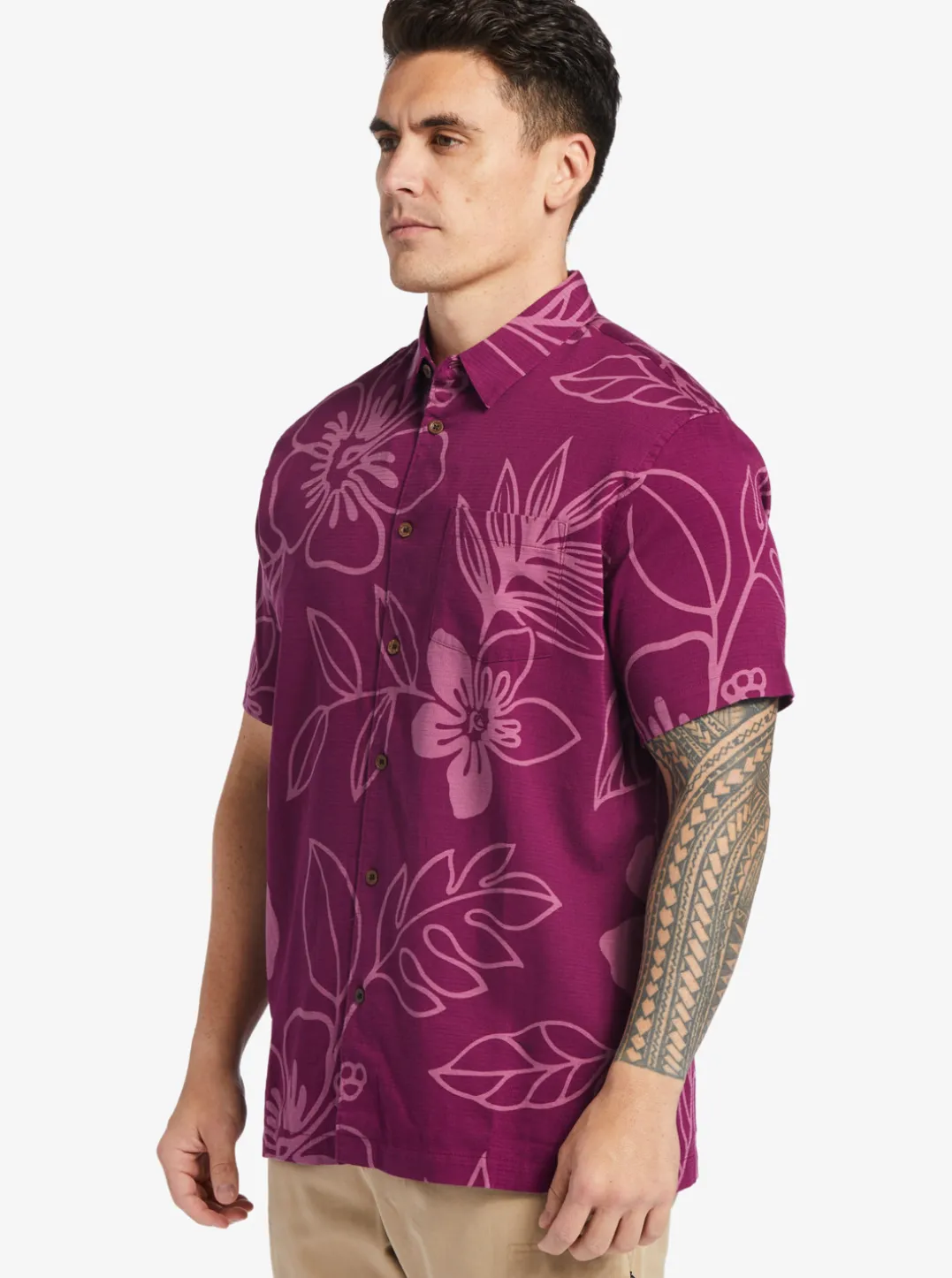 Mens Quiksilver Shirts & Polos|Waterman Cruise Town Woven Shirt