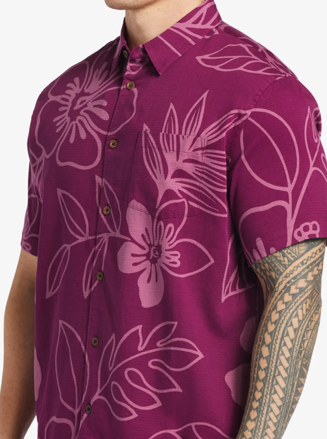 Mens Quiksilver Shirts & Polos|Waterman Cruise Town Woven Shirt