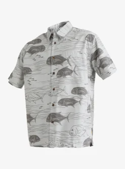 Mens Quiksilver Shirts & Polos|Waterman Dive Sites Woven Shirt