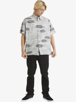 Mens Quiksilver Shirts & Polos|Waterman Dive Sites Woven Shirt