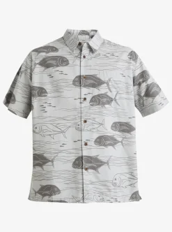 Mens Quiksilver Shirts & Polos|Waterman Dive Sites Woven Shirt