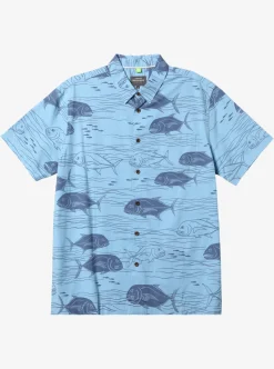 Mens Quiksilver Shirts & Polos|Waterman Dive Sites Woven Shirt