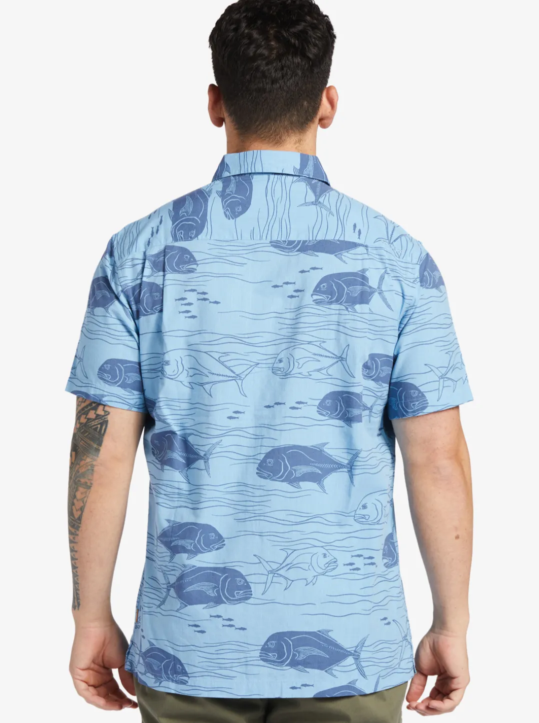 Mens Quiksilver Shirts & Polos|Waterman Dive Sites Woven Shirt